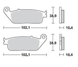 Pastiglie freno Braking 748CM56