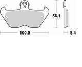 Pastiglie freno Braking 806CM55