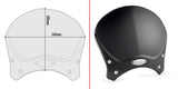 Cupolino in alluminio con attacchi AL6419A per Triumph Trident 660 2021 > 2022 Givi