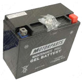 Batteria a gel sigillata pronta all'uso YTX20HL 12V 20AH MOTORPARTS