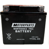 Batteria AGM senza manutenzione YTX5L-BS 12V 4AH MOTORPARTS