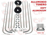 Serie base strisce pedana completa in alluminio tenero per Piaggio Vespa 125 5372-KB CIF