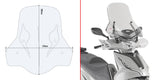 Parabrezza 6114DT + Attacchi D6114KIT per Kymco Agility 300 R16 2019 > 2022 Givi