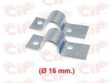 Coppia piastrine per fissaggio cavalletto per Piaggio Vespa 50 L - 90 - 125 6186 CIF