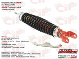 Ammortizzatore posteriore registrabile 3 posizione versione sport 6316-RE Cif Carbone