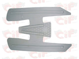 Tappeto in gomma grigio specifico per Piaggio Vespa 50 7435-G CIF