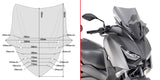 Parabrezza D2136S per Yamaha X Max 300 2017 > 2022 Givi