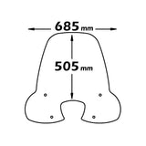 Parabrezza CLS2716 + Attacco A428 per Kymco Like 50 2009 > Isotta