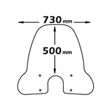 Parabrezza E88 + Attacco A522 per Sym Fiddle II 50 - 125 2011 > 2014 Isotta